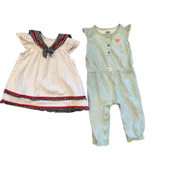 Baby Girl's 12 Month Romper and Dress Carters & Little Me - Picture 1 of 2